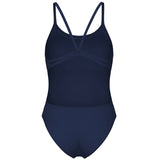 Arena - Team Solid Lace Back Ladies Swimsuit - Navy/White