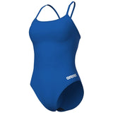 Arena - Team Solid Lace Back Ladies Swimsuit - Royal/White