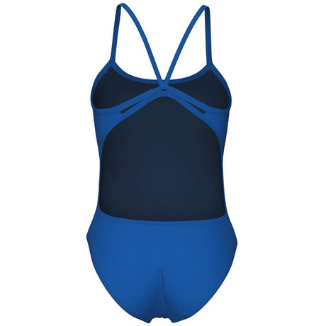 Arena - Team Solid Lace Back Ladies Swimsuit - Royal/White