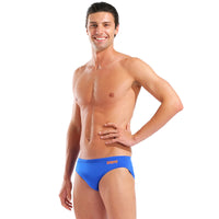 Arena - Team Solid Men's Swim Brief - Blue/Orange