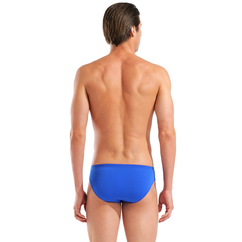 Arena - Team Solid Men's Swim Brief - Blue/Orange