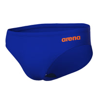 Arena - Team Solid Men's Swim Brief - Blue/Orange