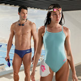 Arena - Team Solid Men's Swim Brief - Navy/White