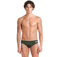 Arena - Team Solid Men's Swim Brief - Sage/White