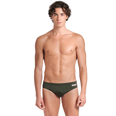 Arena - Team Solid Men's Swim Brief - Sage/White