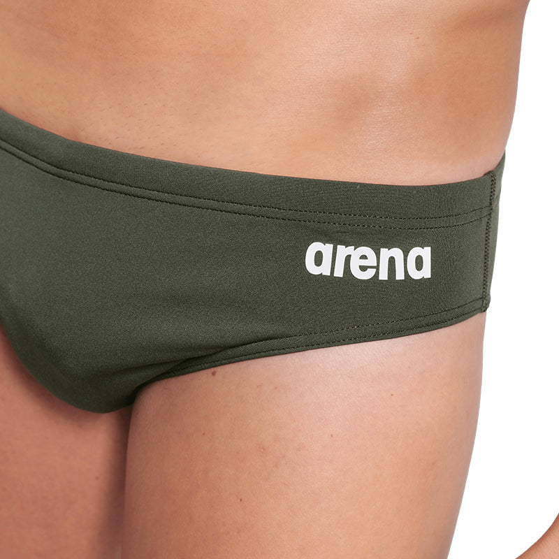 Arena - Team Solid Men's Swim Brief - Sage/White