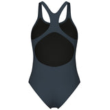 Arena - Team Solid Pro Back Ladies Swimsuit - Asphalt/Coral