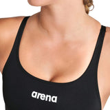 Arena - Team Solid Pro Back Ladies Swimsuit - Black/White