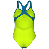 Arena - Team Solid Pro Back Ladies Swimsuit - Blue Cosmo/Artic Lime