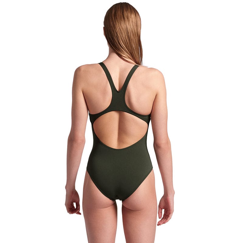 Arena - Team Solid Pro Back Ladies Swimsuit - Dark Sage