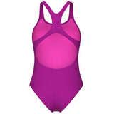 Arena - Team Solid Pro Back Ladies Swimsuit - Fuchsia/Green