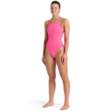 Arena - Team Solid Pro Back Ladies Swimsuit - Pink/Blue