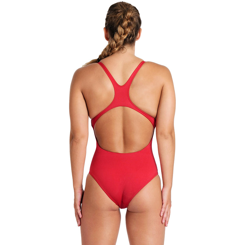 Arena - Team Solid Pro Back Ladies Swimsuit - Red/White