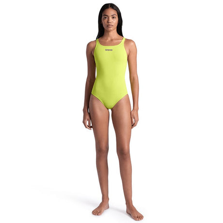 Arena - Team Solid Pro Back Ladies Swimsuit - Soft Green
