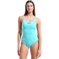 Arena - Team Solid Pro Back Ladies Swimsuit - Water/Asphalt