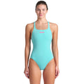 Arena - Team Solid Pro Back Ladies Swimsuit - Water/Pink