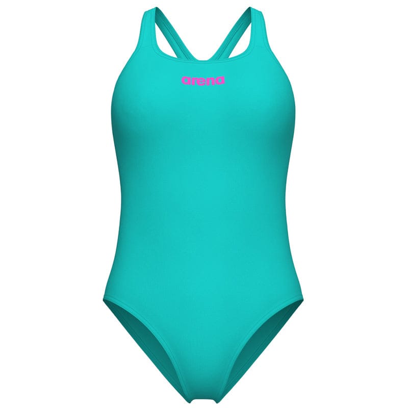 Arena - Team Solid Pro Back Ladies Swimsuit - Water/Pink