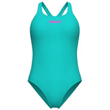 Arena - Team Solid Pro Back Ladies Swimsuit - Water/Pink