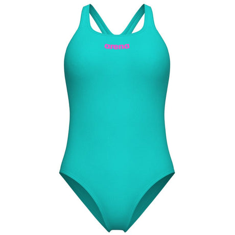 Arena - Team Solid Pro Back Ladies Swimsuit - Water/Pink