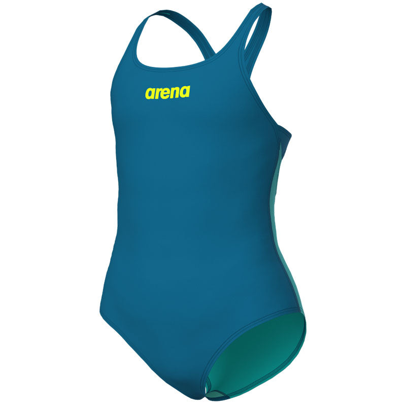 Arena - Team Swim Pro Back Girls’ Swimsuit - Blue Cosmo/Water