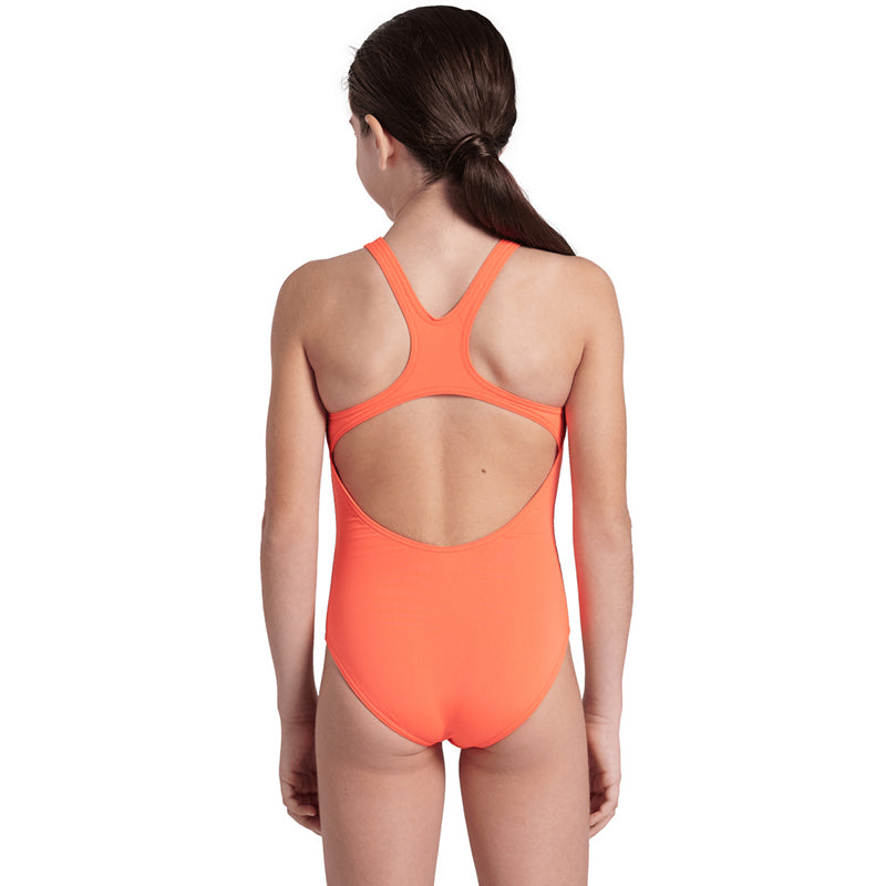 Arena - Team Swim Pro Back Girls’ Swimsuit - Bright Coral