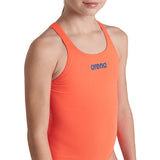 Arena - Team Swim Pro Back Girls’ Swimsuit - Bright Coral