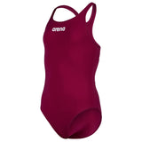 Arena - Team Swim Pro Back Girls’ Swimsuit - Red Fandango-White