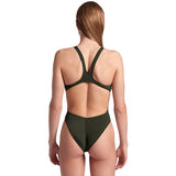 Arena - Team Swim Tech Back Ladies Swimsuit - Dark Sage