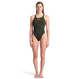 Arena - Team Swim Tech Back Ladies Swimsuit - Dark Sage