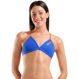 Arena - Team Tie Back Ladies Swim Top - Blue/Orange