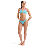 Arena - Team Tie Back Ladies Swim Top - Water/Fuchsia