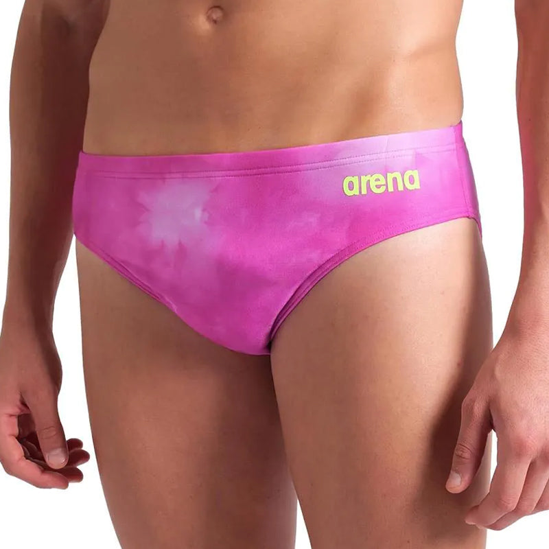 Arena - Tie-Dye Men's Brief - Pink/Multi