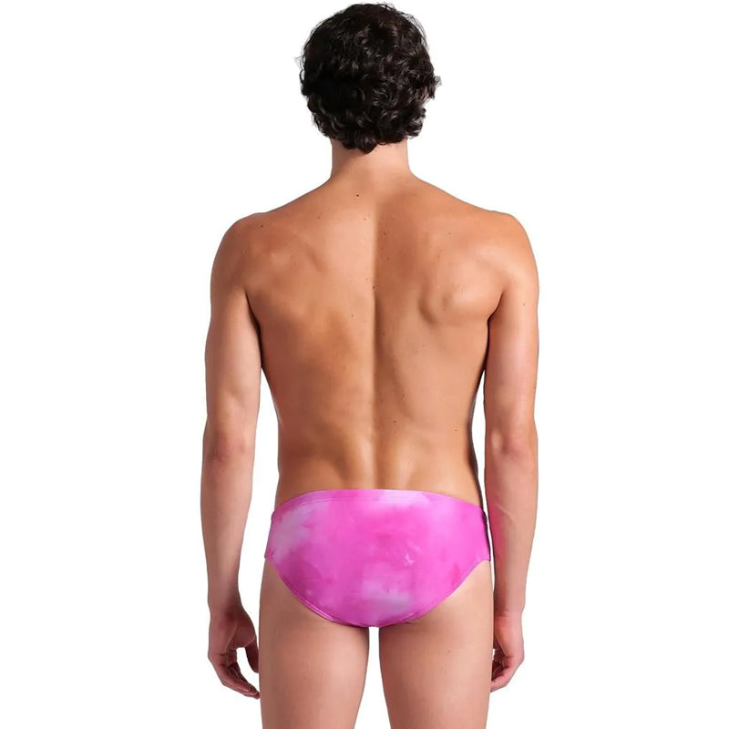 Arena - Tie-Dye Men's Brief - Pink/Multi