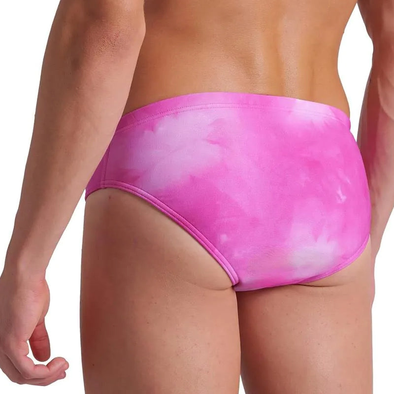 Arena - Tie-Dye Men's Brief - Pink/Multi