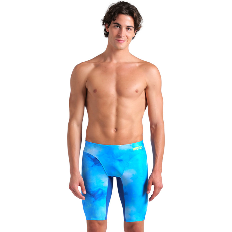 Arena - Tie-Dye Men's Jammer - Blue/Navy