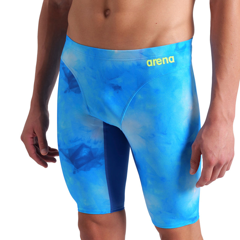 Arena - Tie-Dye Men's Jammer - Blue/Navy