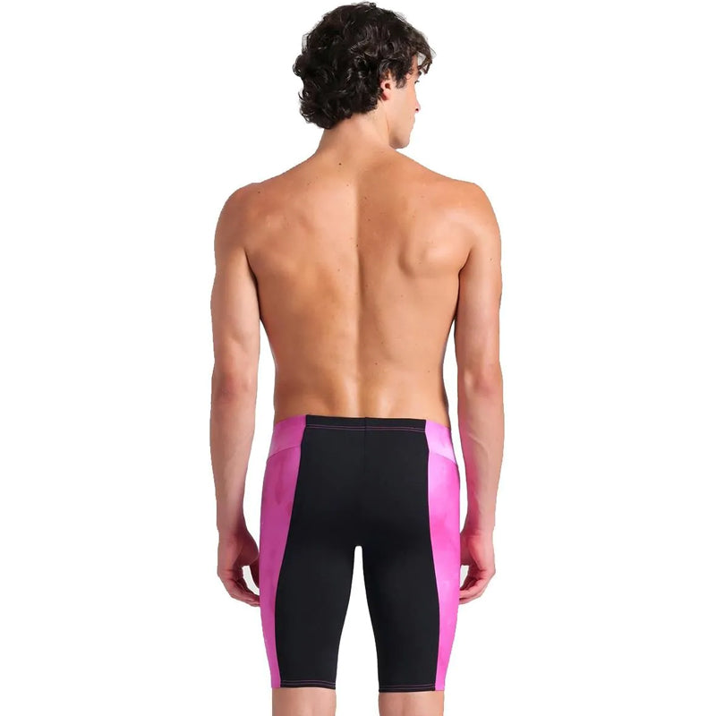 Arena - Tie-Dye Men's Jammer - Pink/Black