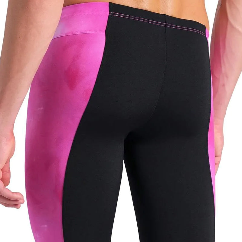 Arena - Tie-Dye Men's Jammer - Pink/Black