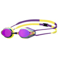 Arena - Tracks Mirror Goggles - Violet/Plum/Lime