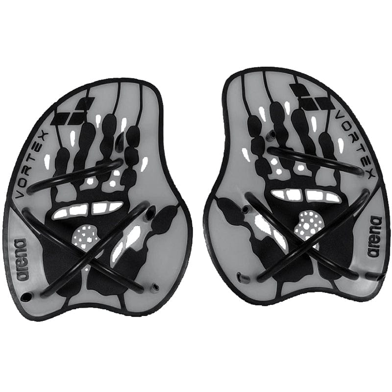 Arena - Vortex Evolution Hand Paddles - Silver/Black
