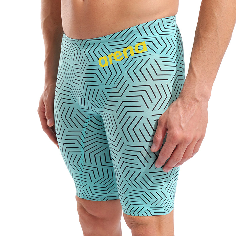 Arena - Water Maze Limited Edition Men's Powerskin Carbon Air2 Jammer – Water Multi/Black