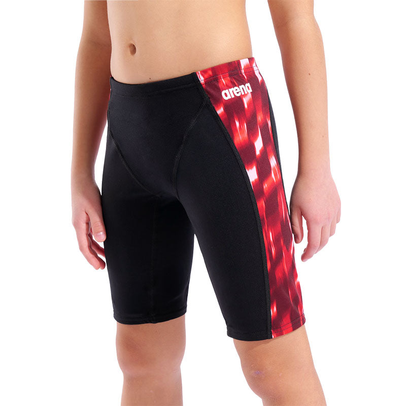 Arena - Wave Boy's Swim Jammer - Black/Team Red