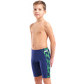 Arena - Wave Boy's Swim Jammer - Navy/Team Blue-Green