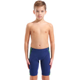Arena - Wave Boy's Swim Jammer - Navy/Team Blue-Green