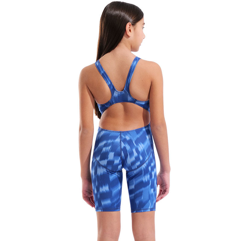 Arena - Wave Full Body Girl's Kneesuit - Team Royal