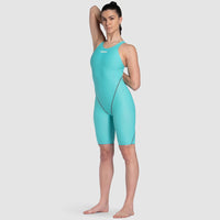 Arena - Women’s Powerskin ST Next Open Back - Aquamarine