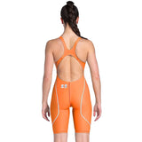 Arena - Women’s Powerskin ST Next Open Back - Orange/Teal