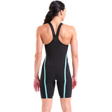 Arena - Women's Closed-Back Powerskin Carbon Air3 Kneeskin – Back/Teal
