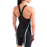 Arena - Women's Closed-Back Powerskin Carbon Air3 Kneeskin – Back/Teal