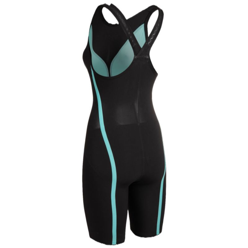 Arena - Women's Closed-Back Powerskin Carbon Air3 Kneeskin – Back/Teal